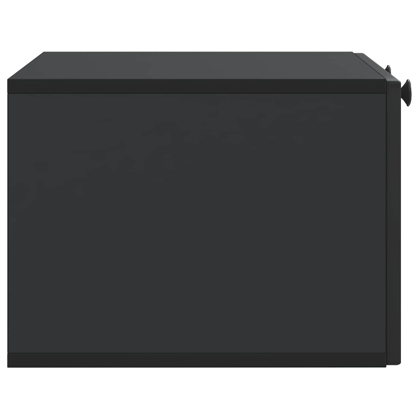 Vegghengt TV skap Svart 59,5 x 41 x 30 cm Konstruert tre