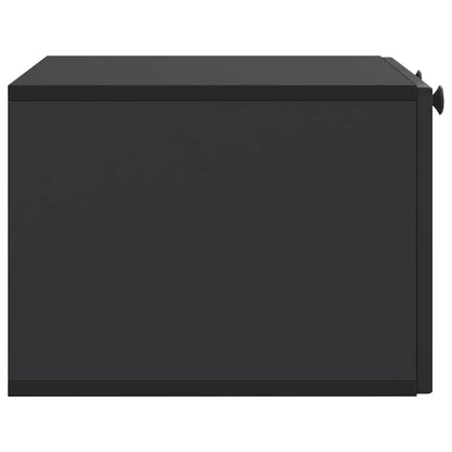 Vegghengt TV skap Svart 59,5 x 41 x 30 cm Konstruert tre