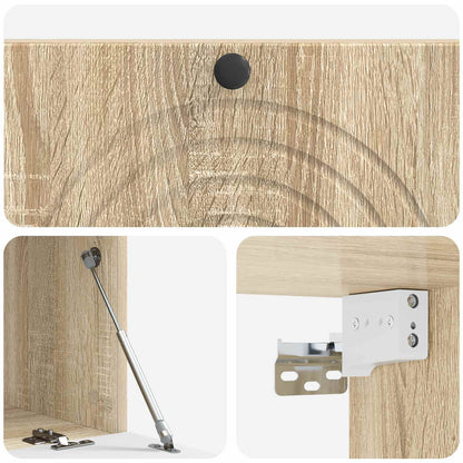 Vegghengt TV skap Sonoma eik 98 x 41 x 30 cm Konstruert tre