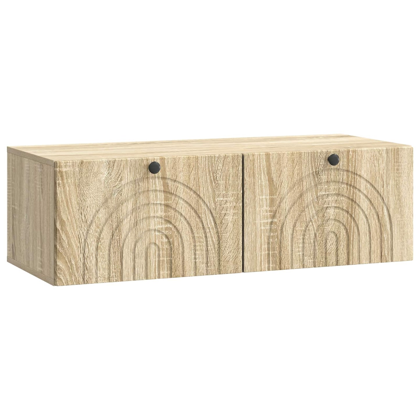 Vegghengt TV skap Sonoma eik 98 x 41 x 30 cm Konstruert tre