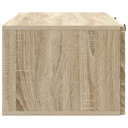 Vegghengt TV skap Sonoma eik 98 x 41 x 30 cm Konstruert tre
