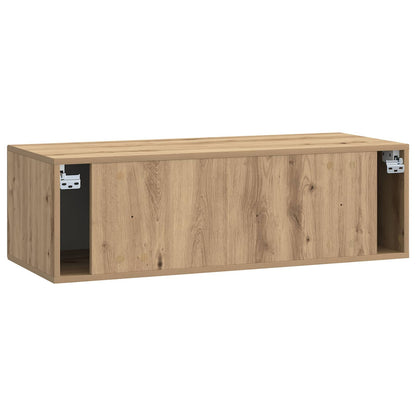 Vegghengt TV skap Artisan eik 99 x 41 x 30 cm Konstruert tre