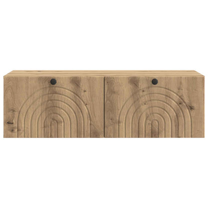 Vegghengt TV skap Artisan eik 99 x 41 x 30 cm Konstruert tre