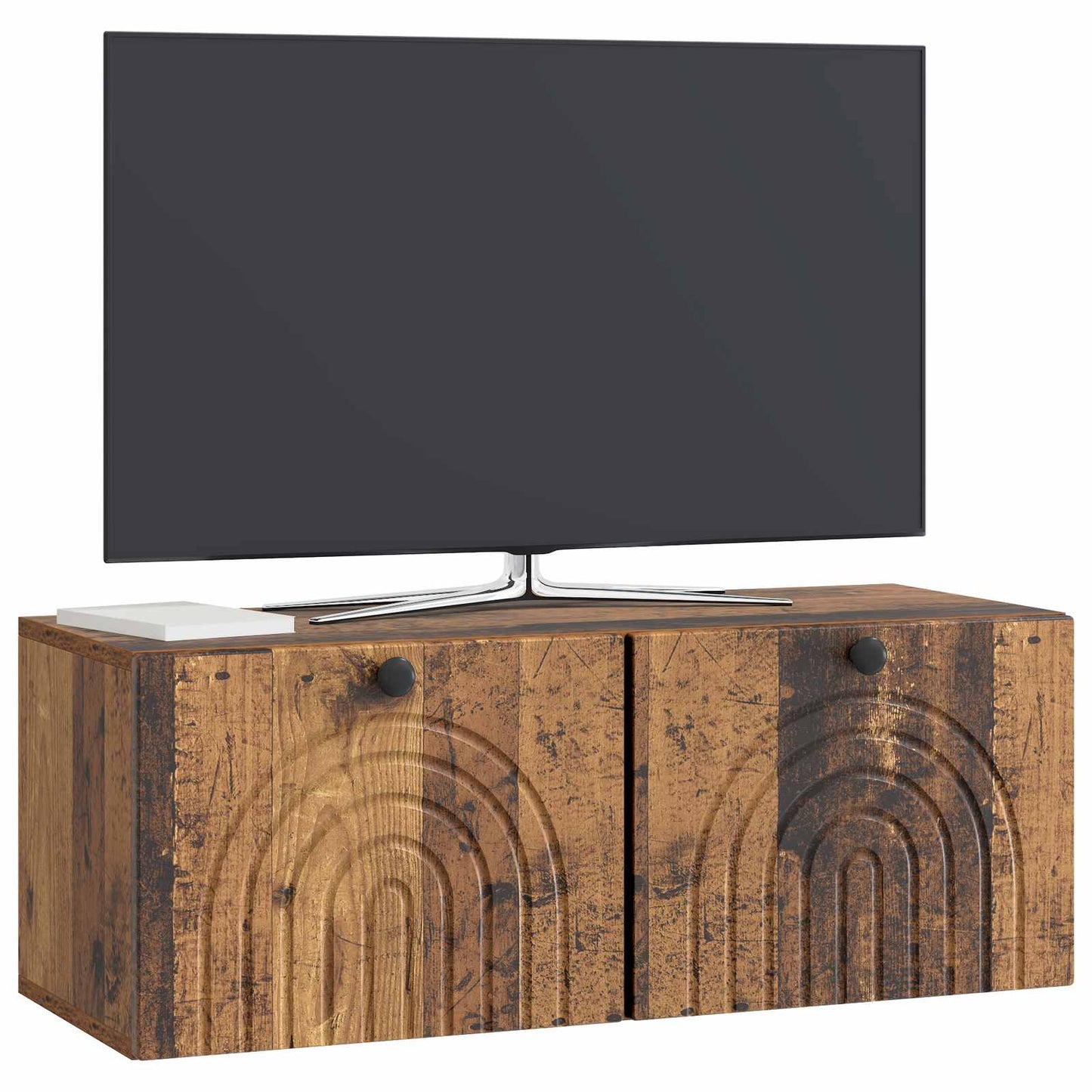 Vegghengt TV skap Gammelt tre 78,5 x 31 x 30 cm Konstruert tre