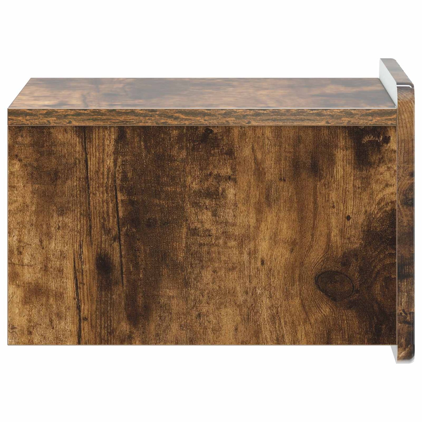 Vegghengt Nattbord med skuff 2 pcs Røkt Eik 33 x 34,5 x 24 cm