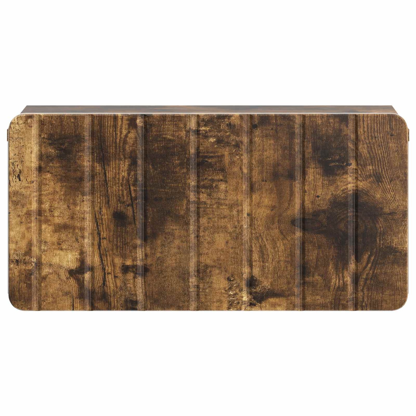 Vegghengt Nattbord med skuff 2 pcs Røkt Eik 49 x 34,5 x 24 cm