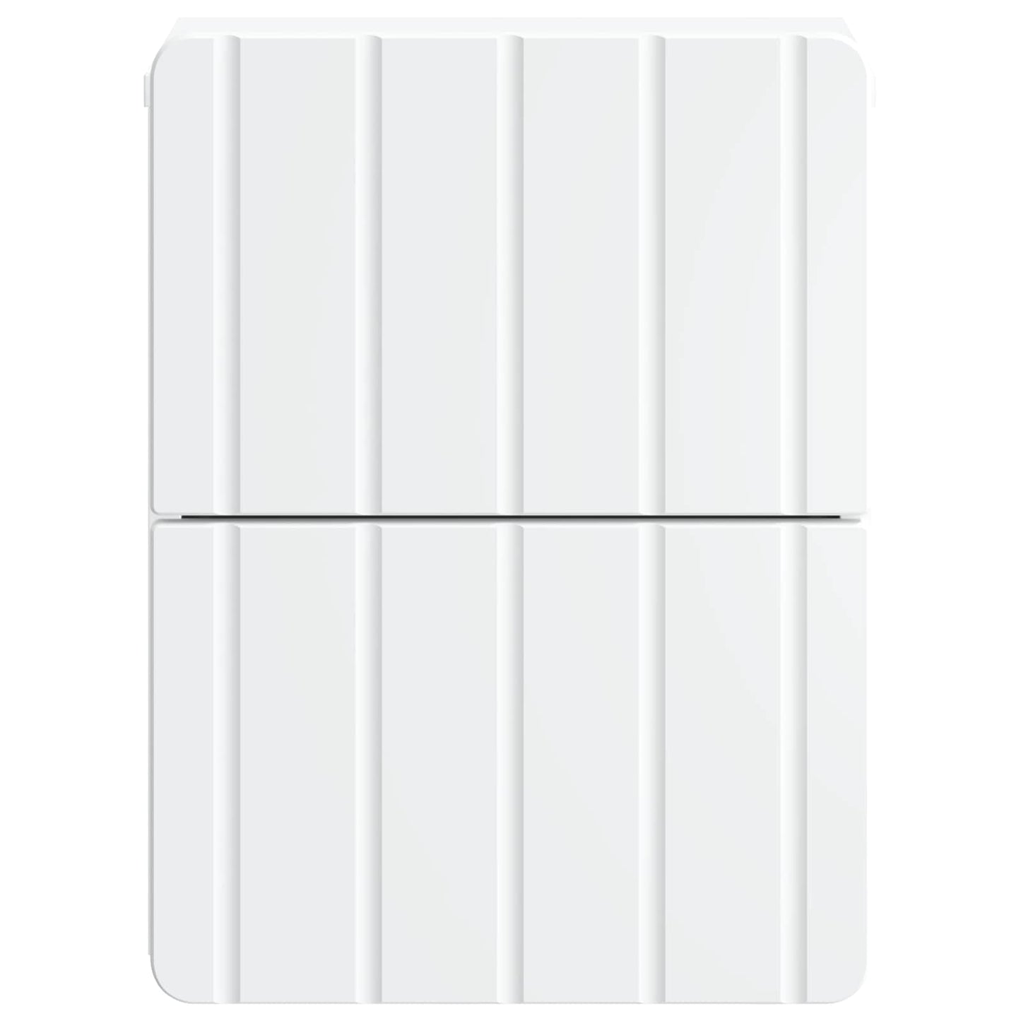 Vegghengt Nattbord 2 pcs Hvit 33 x 34,5 x 43 cm Konstruert tre