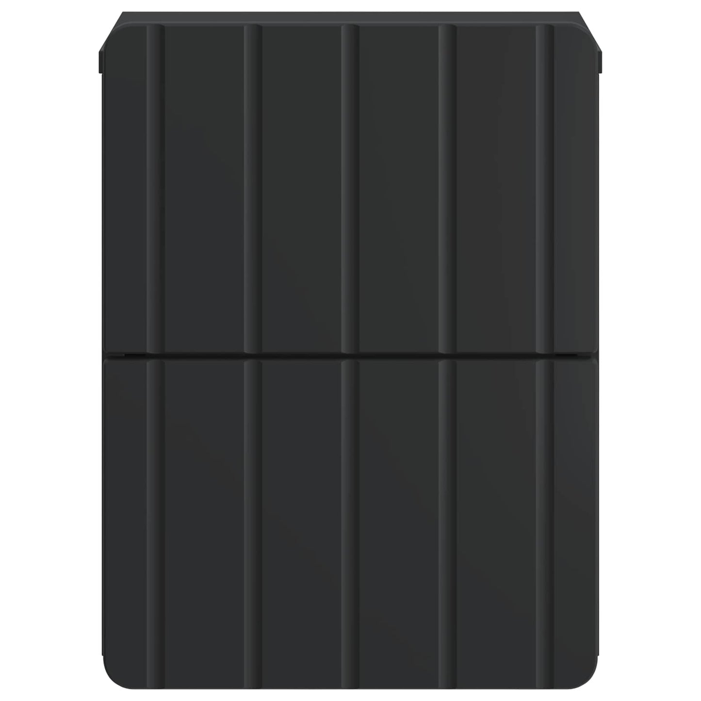 Vegghengt Nattbord 2 pcs Svart 33 x 34,5 x 43 cm Konstruert tre