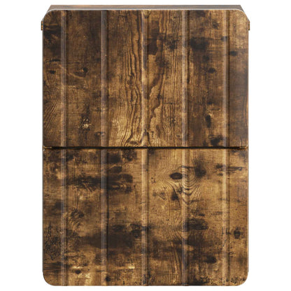 Vegghengt Nattbord med skuff 2 pcs Røkt Eik 33 x 34,5 x 43 cm