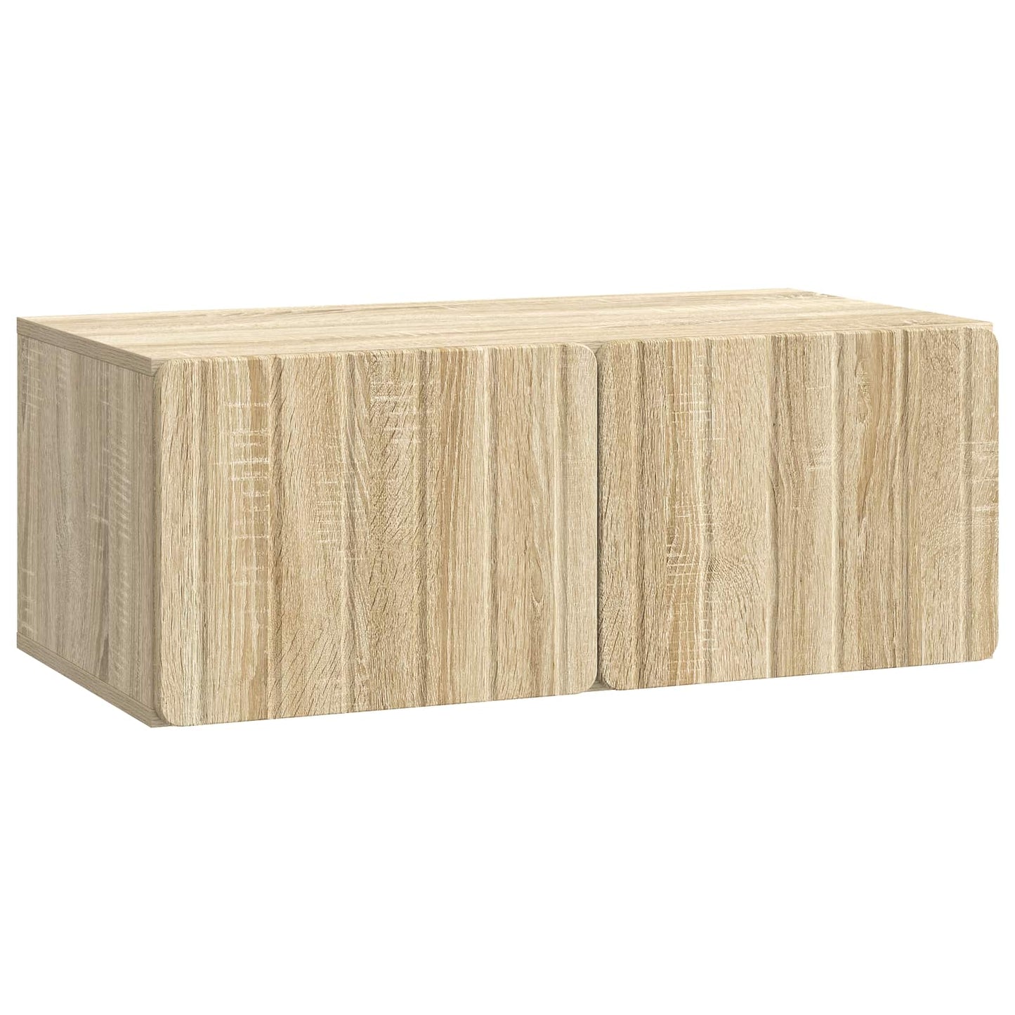 Vegghengt TV skap Sonoma eik 78,5 x 41 x 30 cm Konstruert tre