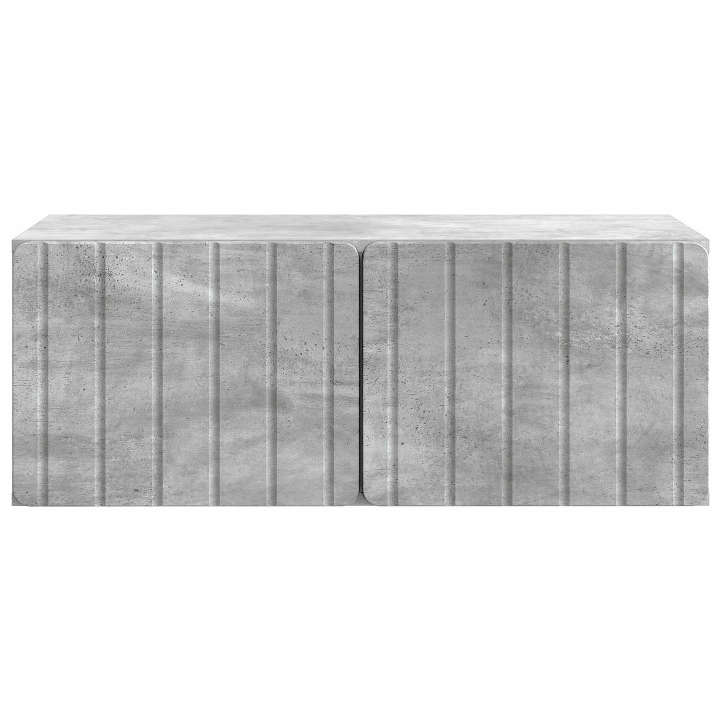 Vegghengt TV skap Betonggrå 78,5 x 41 x 30 cm Konstruert tre