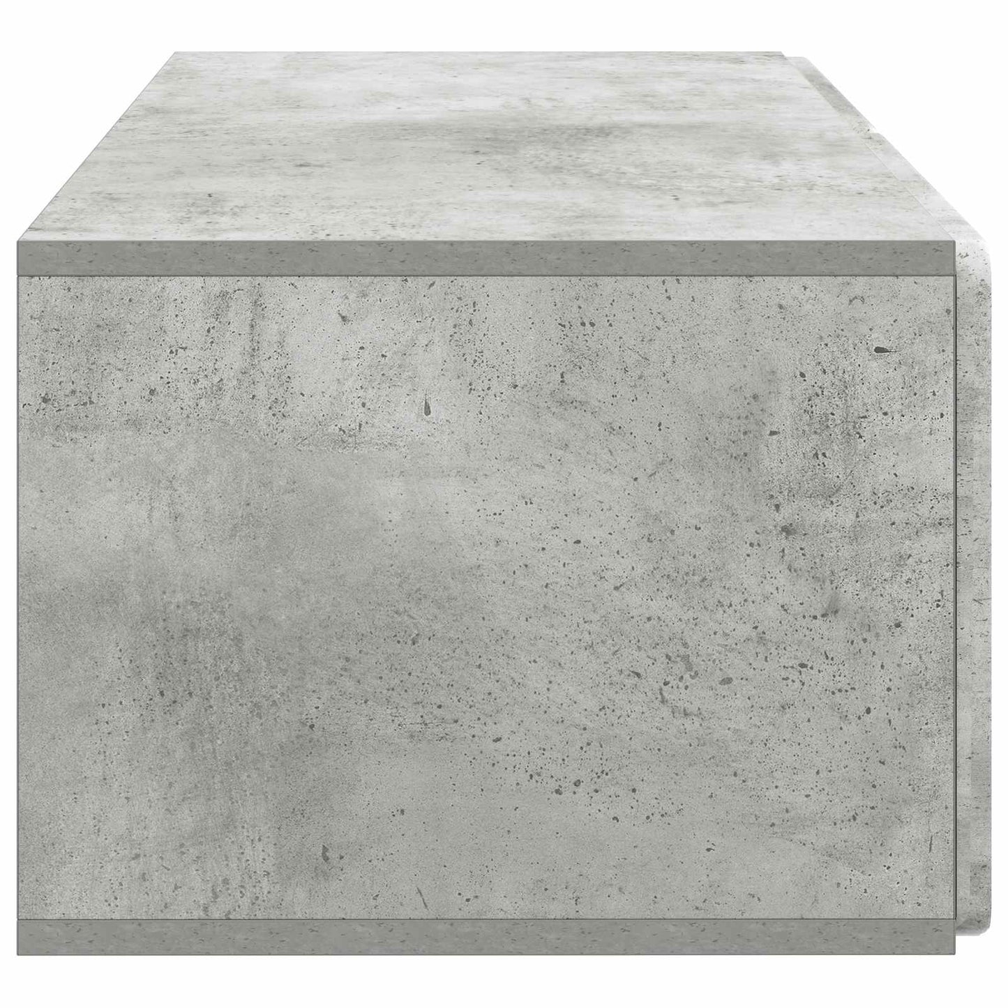 Vegghengt TV skap Betonggrå 78,5 x 41 x 30 cm Konstruert tre