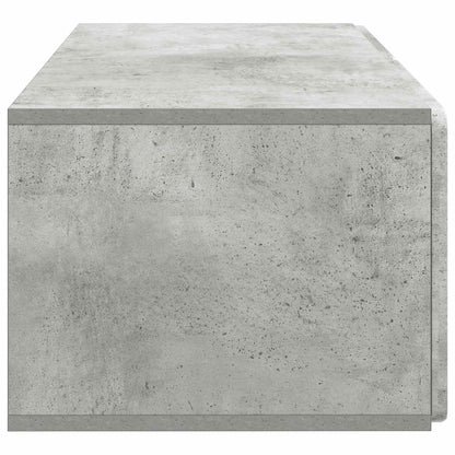Vegghengt TV skap Betonggrå 78,5 x 41 x 30 cm Konstruert tre