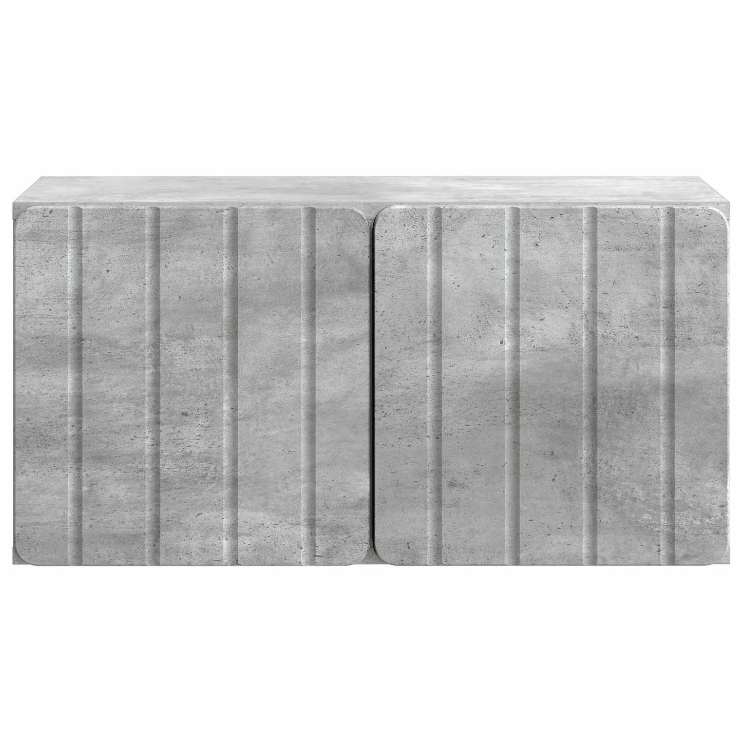 Vegghengt TV skap Betonggrå 59,5 x 31 x 30 cm Konstruert tre