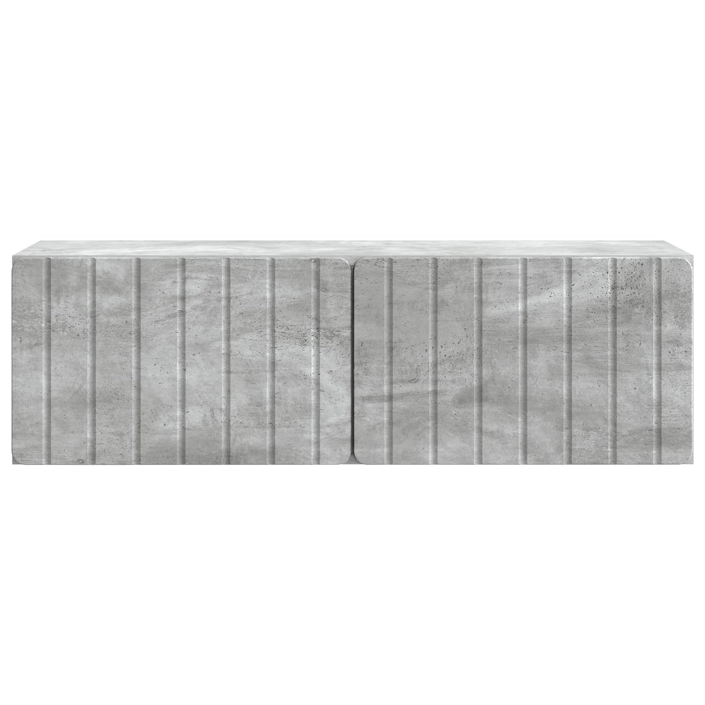 Vegghengt TV skap Betonggrå 98 x 31 x 30 cm Konstruert tre
