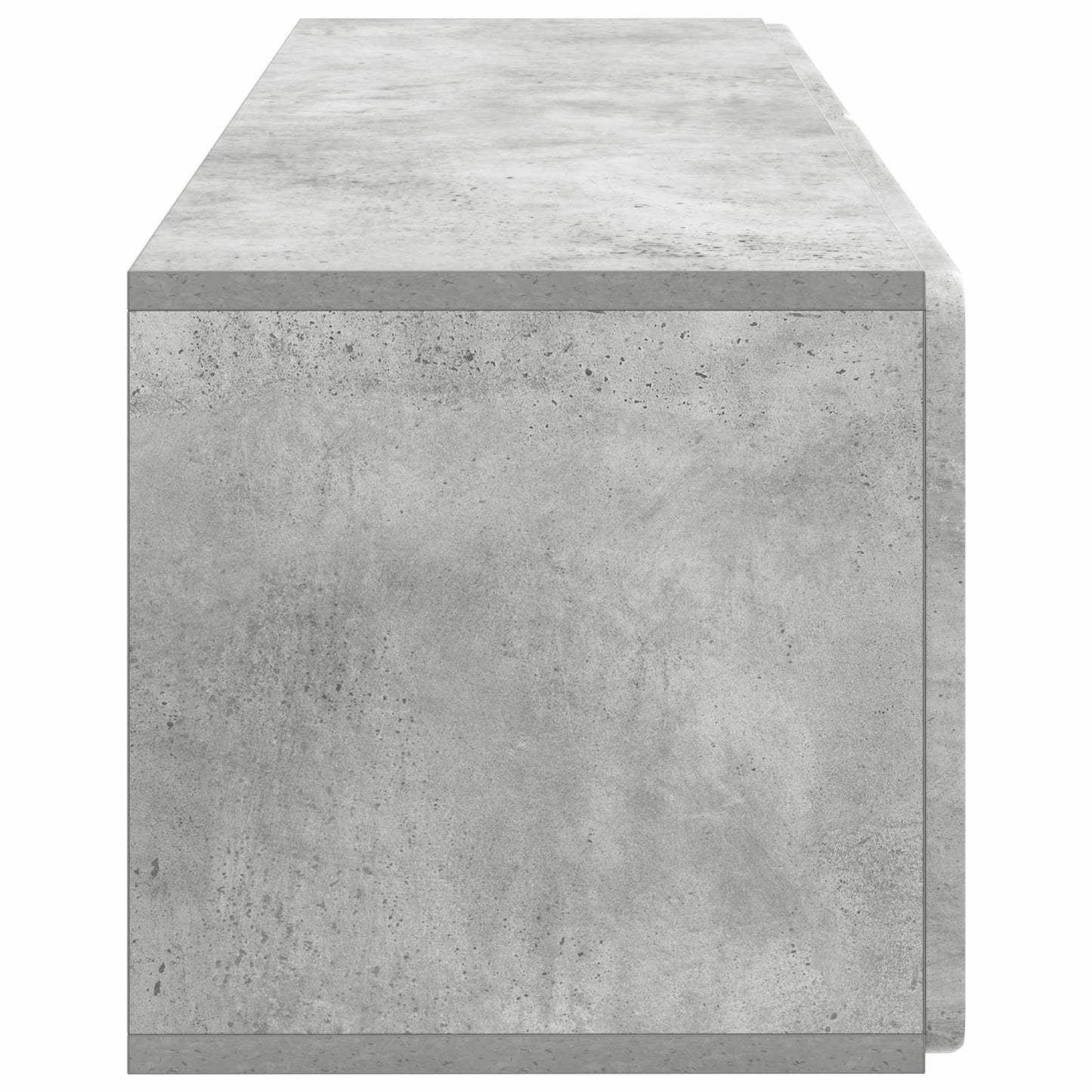 Vegghengt TV skap Betonggrå 98 x 31 x 30 cm Konstruert tre