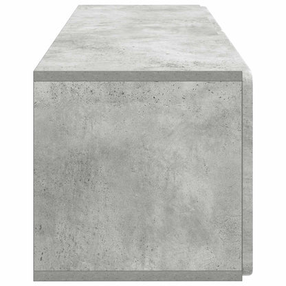 Vegghengt TV skap Betonggrå 98 x 31 x 30 cm Konstruert tre