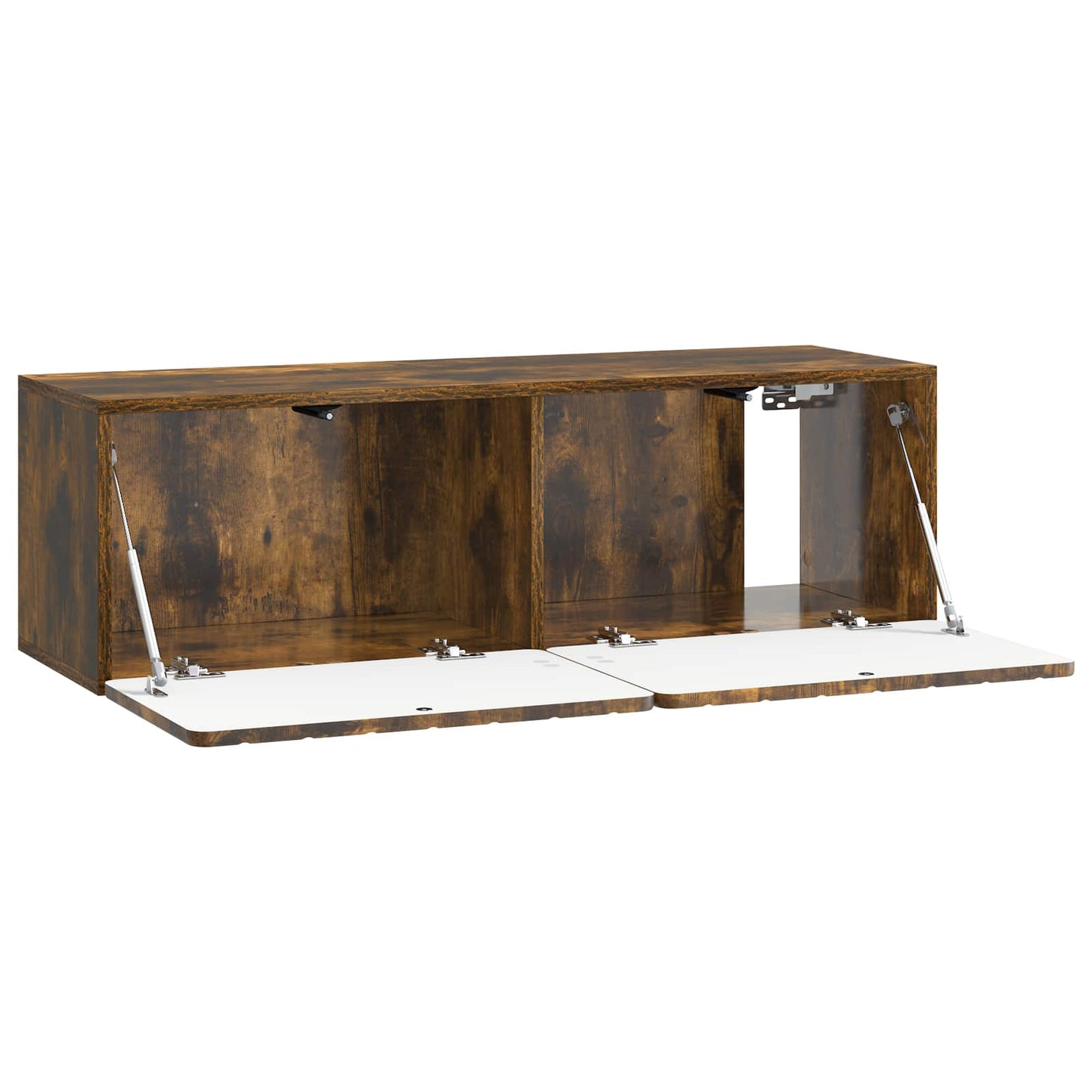 Vegghengt TV skap Røkt Eik 98 x 31 x 30 cm Konstruert tre