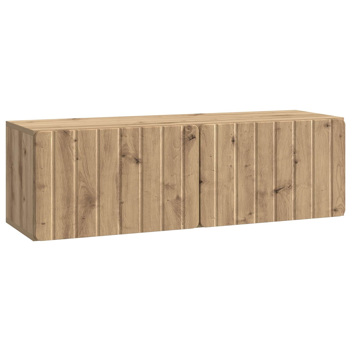 Vegghengt TV skap Artisan eik 98 x 31 x 30 cm Konstruert tre