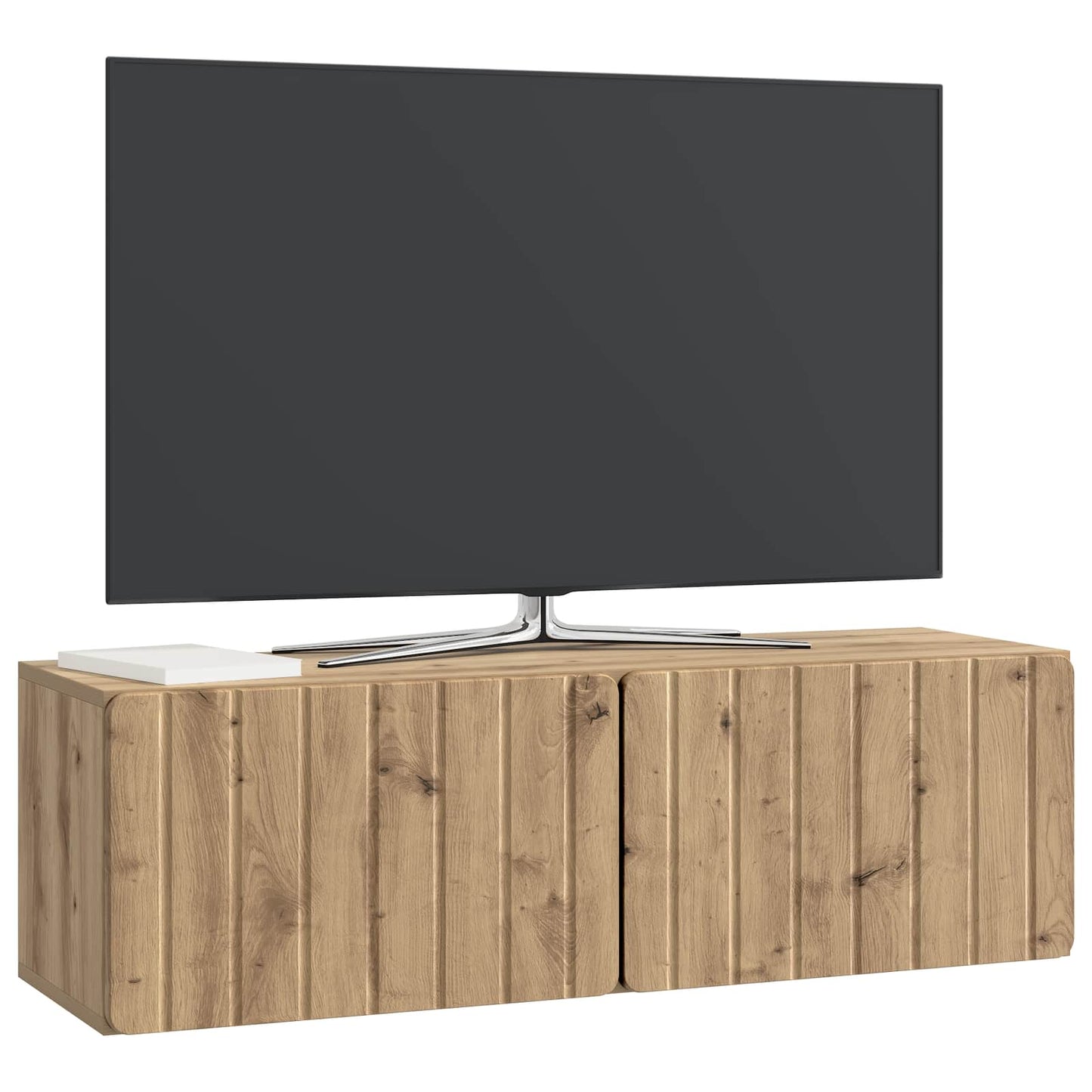 Vegghengt TV skap Artisan eik 98 x 31 x 30 cm Konstruert tre