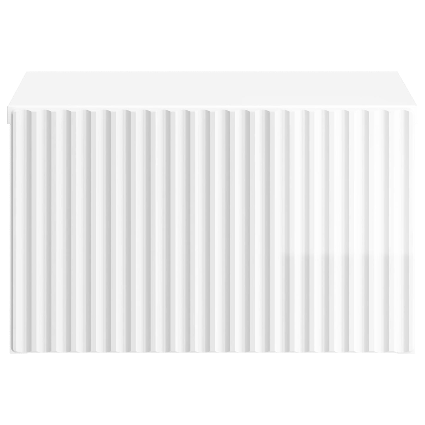Vegghengt Nattbord 2 pcs Høgglans hvit 33 x 34,5 x 20 cm