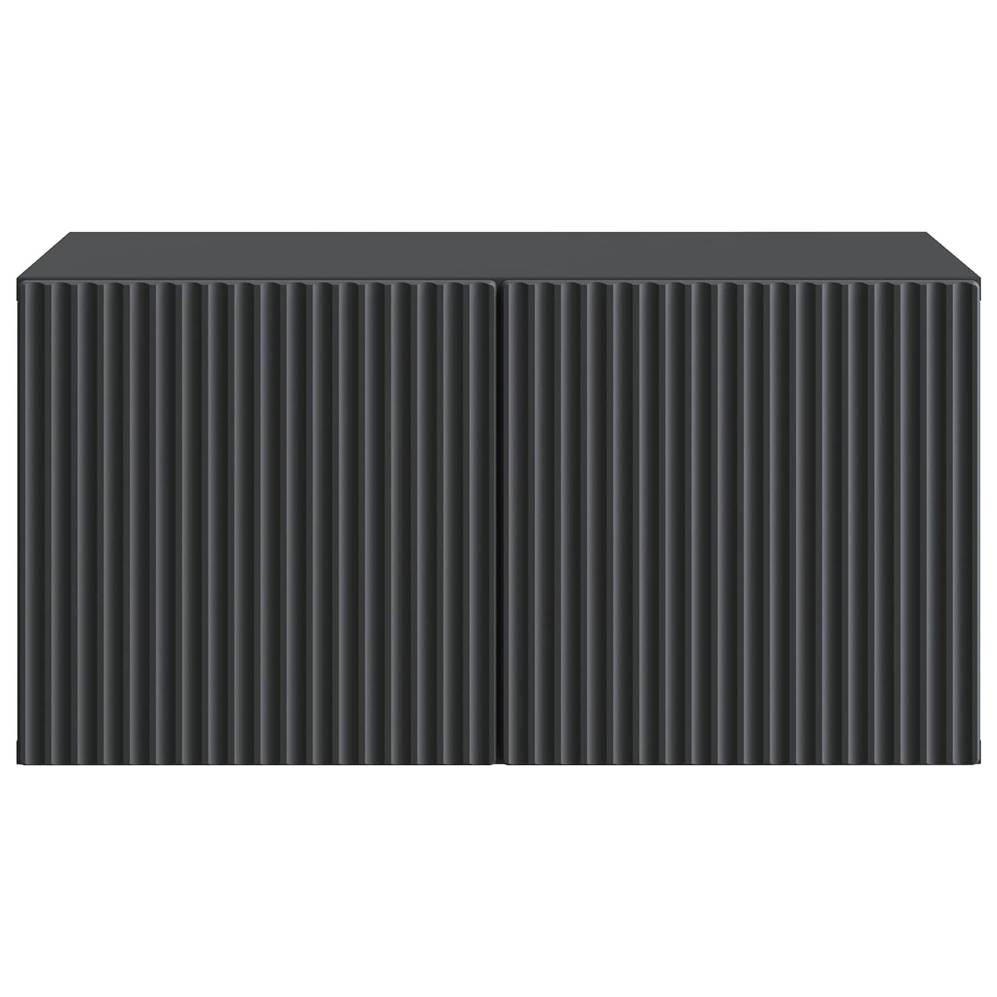 Vegghengt TV skap Svart 59,5 x 41 x 30 cm Konstruert tre