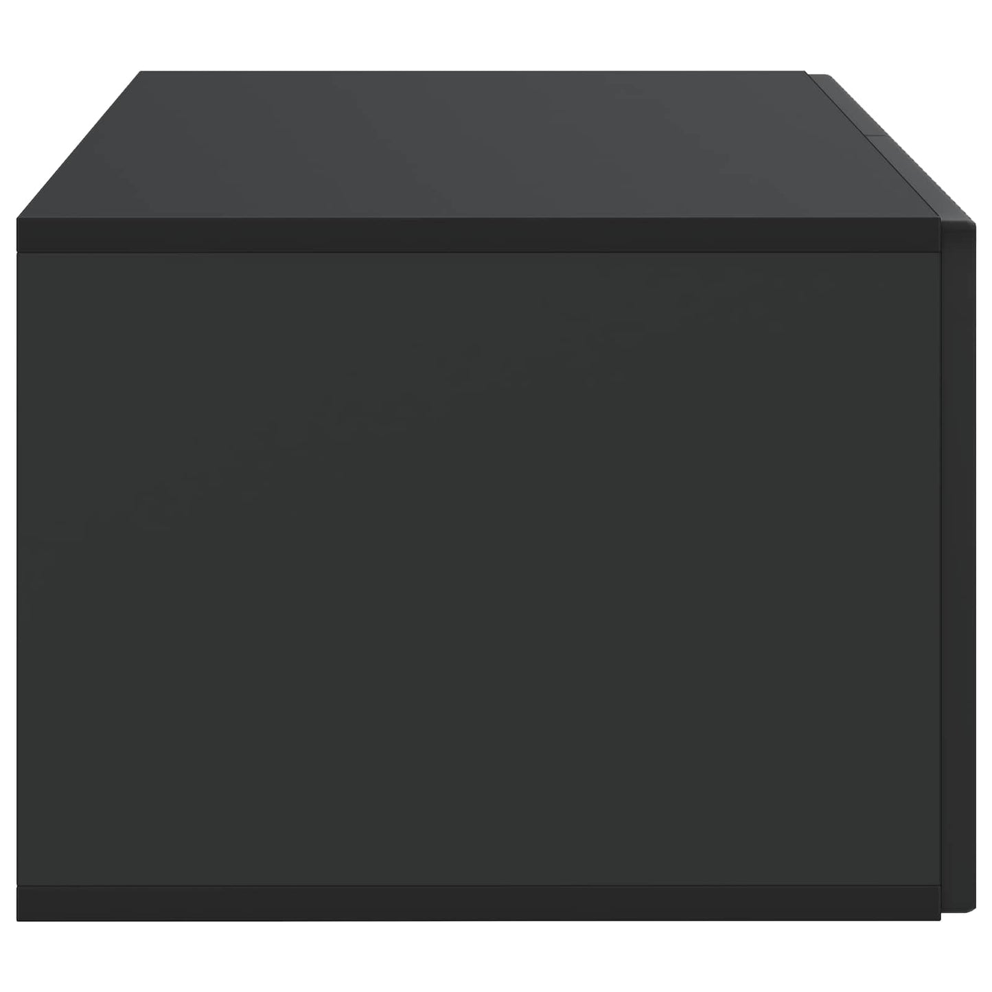 Vegghengt TV skap Svart 59,5 x 41 x 30 cm Konstruert tre