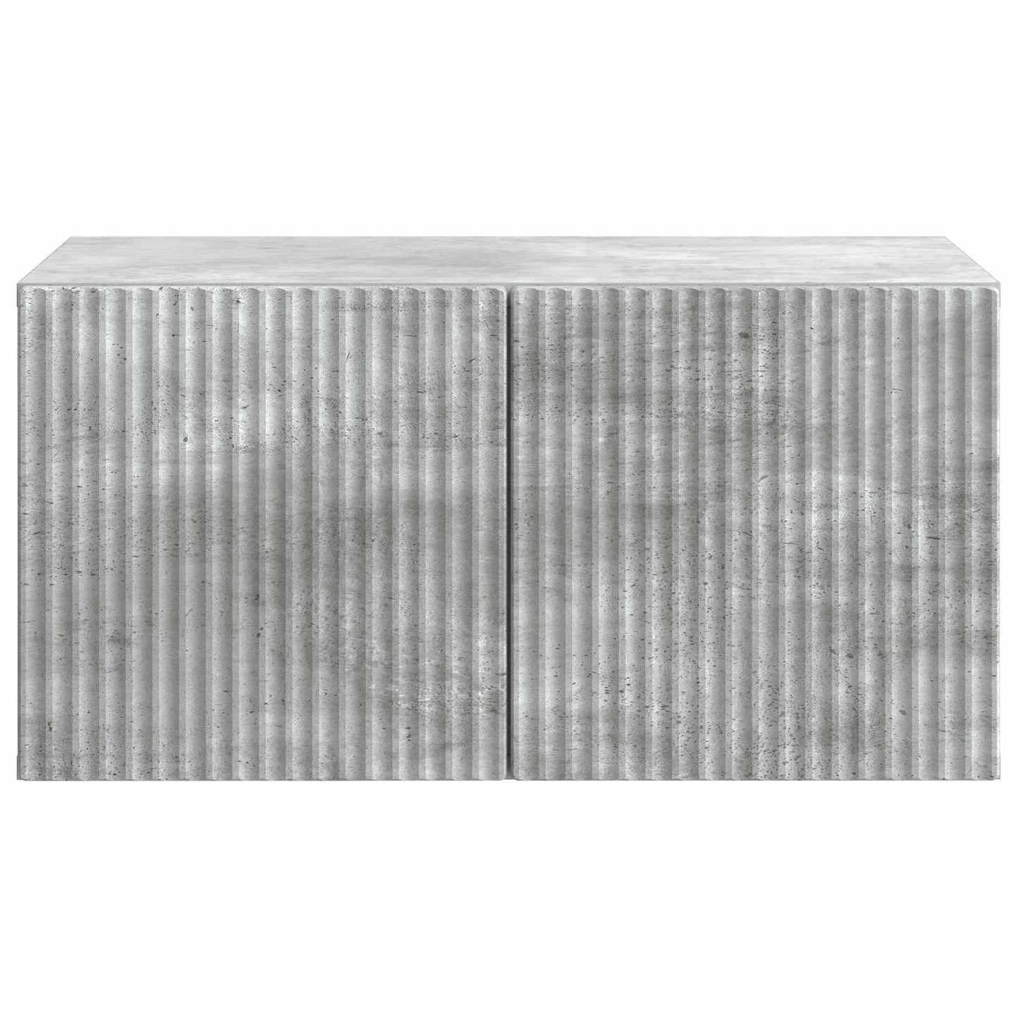 Vegghengt TV skap Betonggrå 59,5 x 41 x 30 cm Konstruert tre