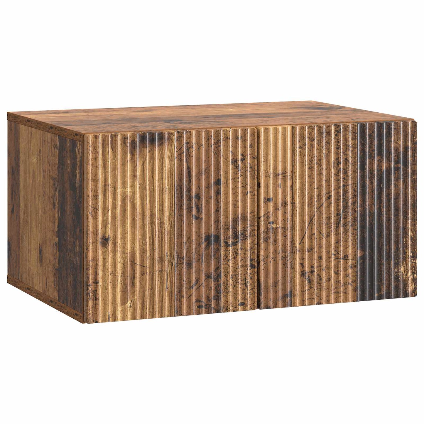 Vegghengt TV skap Gammelt tre 59,5 x 41 x 30 cm Konstruert tre