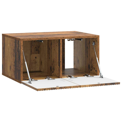 Vegghengt TV skap Gammelt tre 59,5 x 41 x 30 cm Konstruert tre