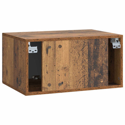 Vegghengt TV skap Gammelt tre 59,5 x 41 x 30 cm Konstruert tre