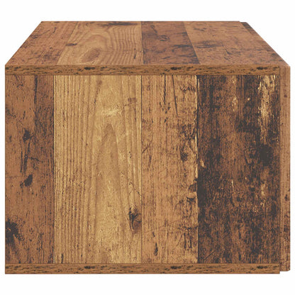 Vegghengt TV skap Gammelt tre 59,5 x 41 x 30 cm Konstruert tre