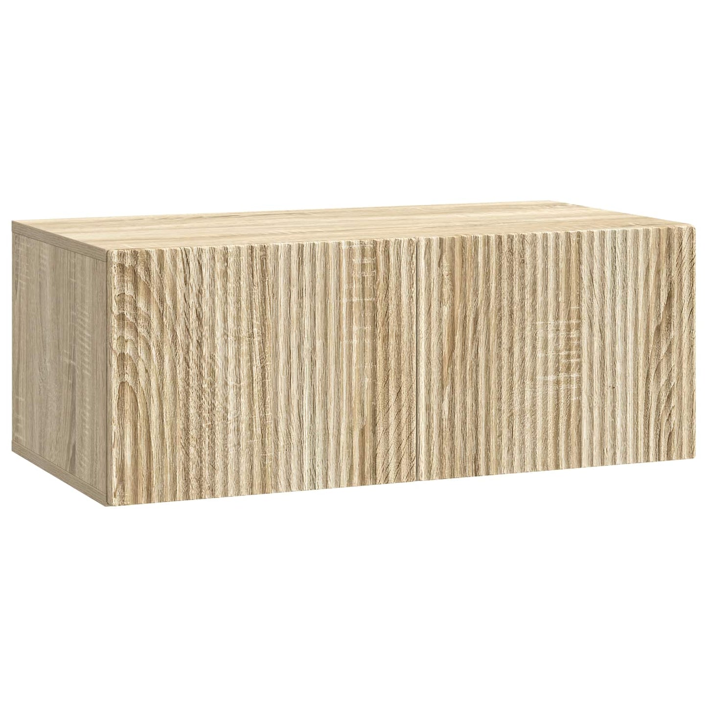 Vegghengt TV skap Sonoma eik 78,5 x 41 x 30 cm Konstruert tre