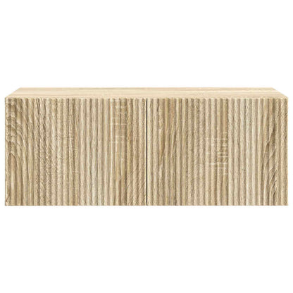Vegghengt TV skap Sonoma eik 78,5 x 41 x 30 cm Konstruert tre