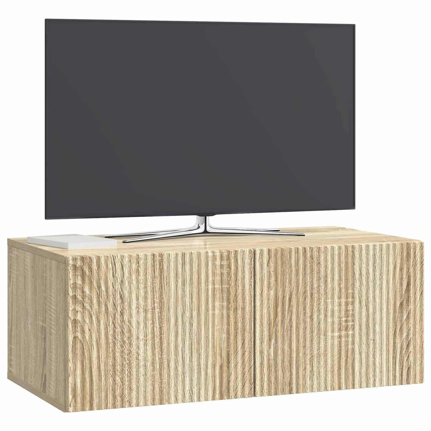 Vegghengt TV skap Sonoma eik 78,5 x 41 x 30 cm Konstruert tre