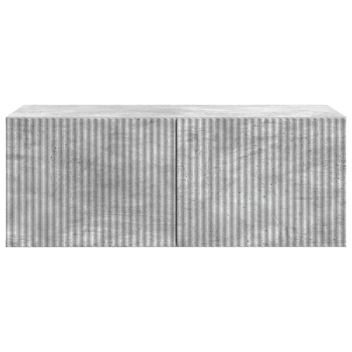 Vegghengt TV skap Betonggrå 78,5 x 41 x 30 cm Konstruert tre