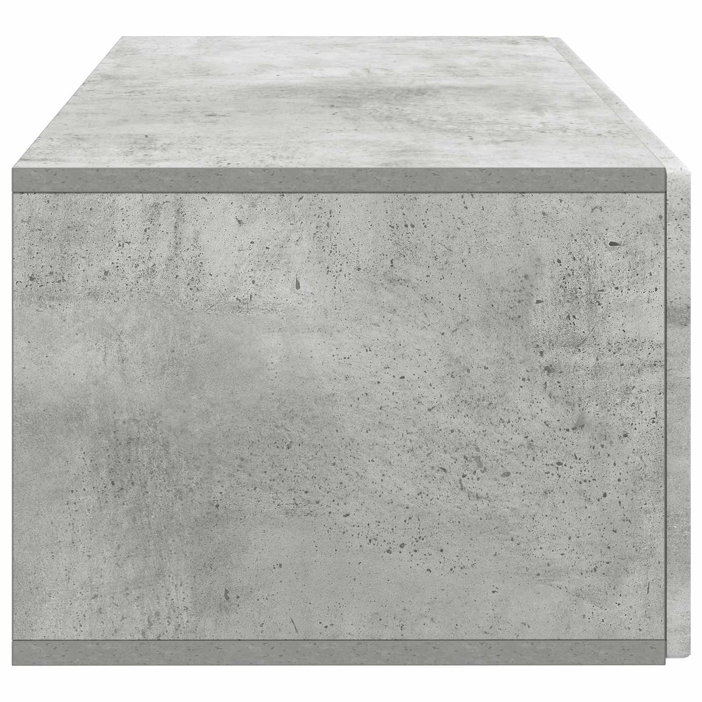 Vegghengt TV skap Betonggrå 78,5 x 41 x 30 cm Konstruert tre