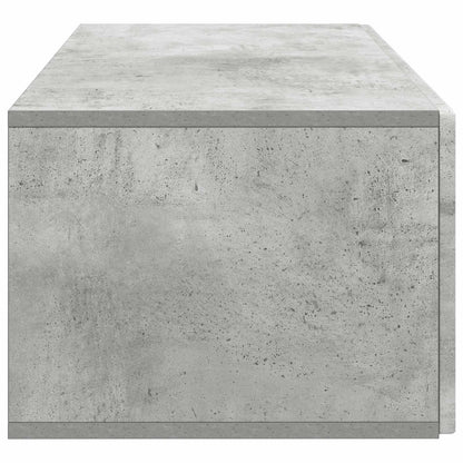 Vegghengt TV skap Betonggrå 78,5 x 41 x 30 cm Konstruert tre