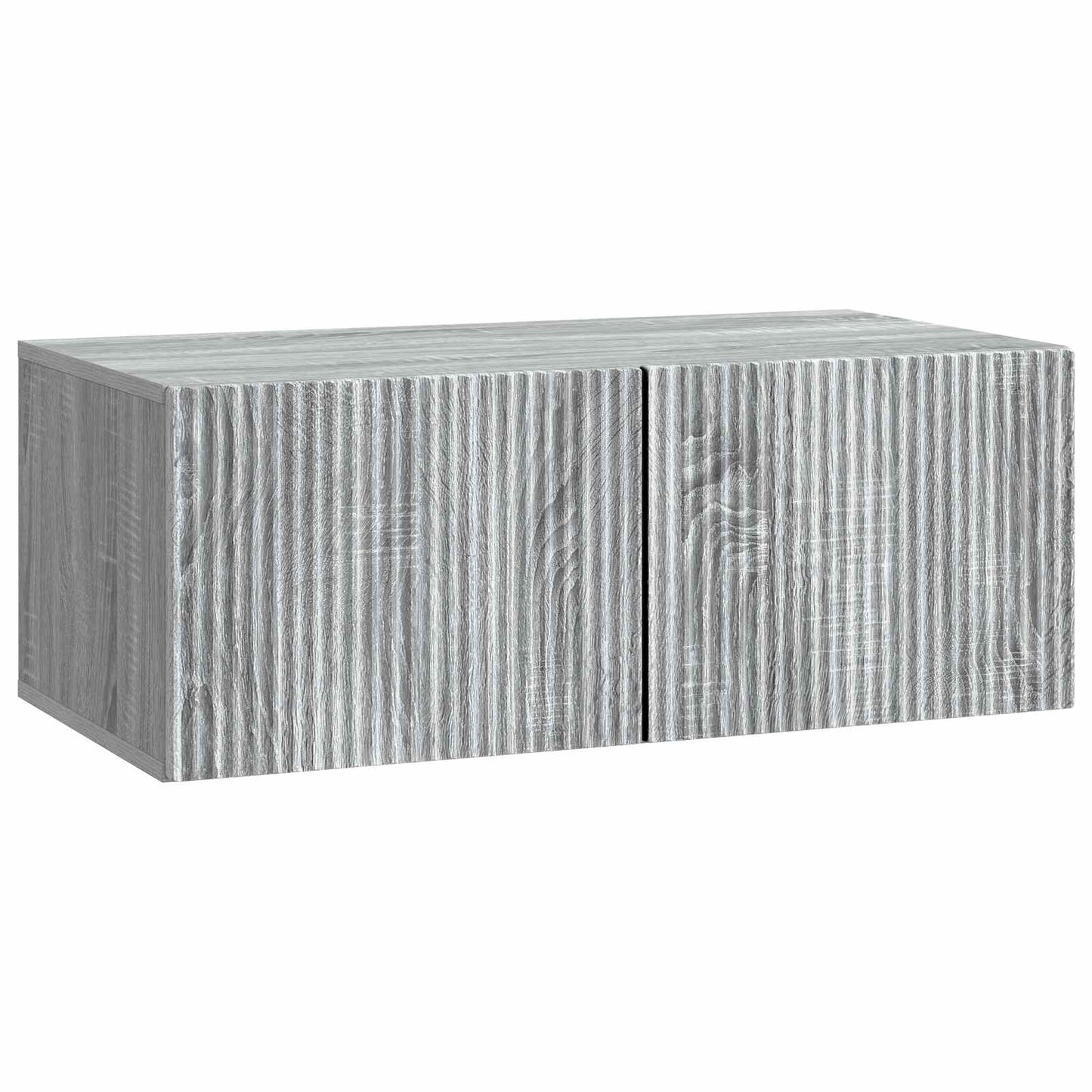 Vegghengt TV skap Grå sonoma 78,5 x 41 x 30 cm Konstruert tre