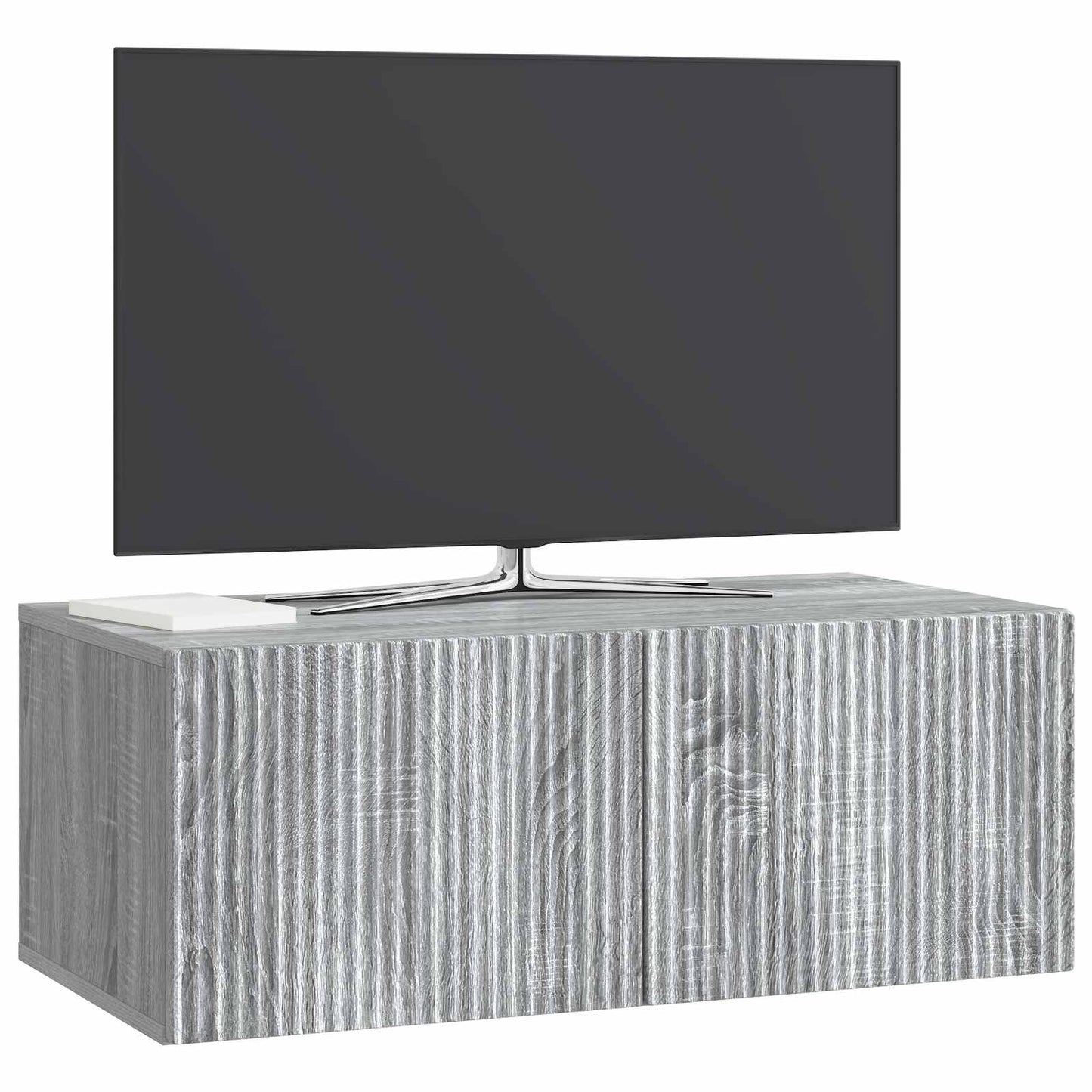 Vegghengt TV skap Grå sonoma 78,5 x 41 x 30 cm Konstruert tre