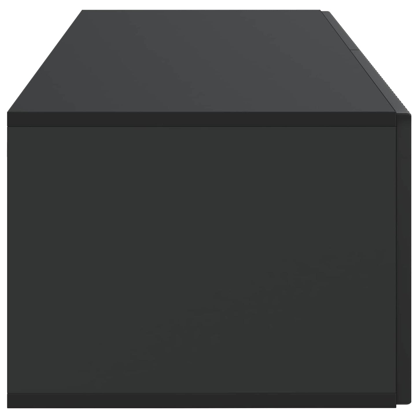 Vegghengt TV skap Svart 98 x 41 x 30 cm Konstruert tre