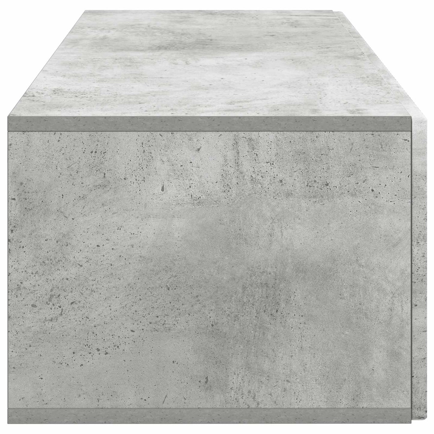 Vegghengt TV skap Betonggrå 98 x 41 x 30 cm Konstruert tre