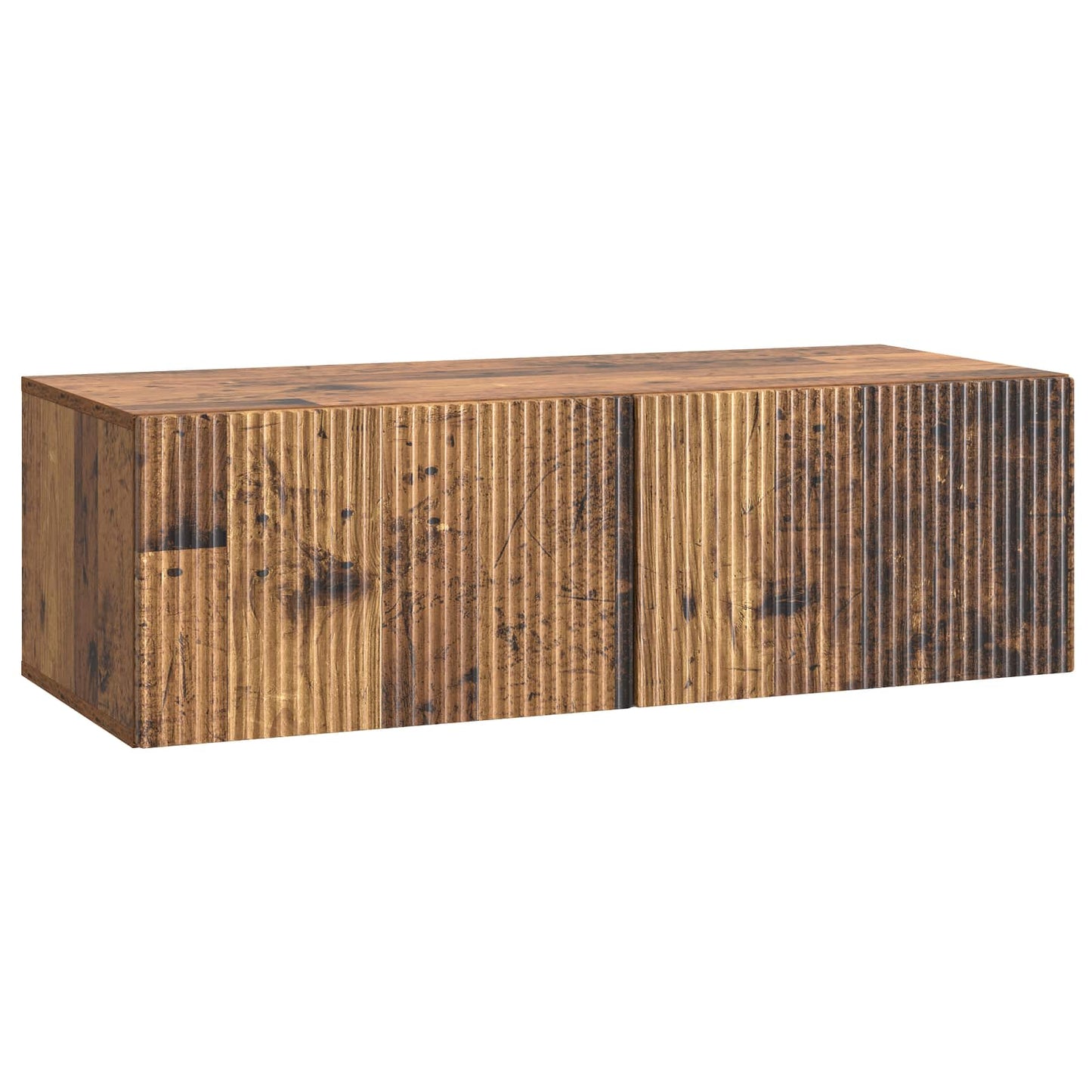 Vegghengt TV skap Gammelt tre 98 x 41 x 30 cm Konstruert tre