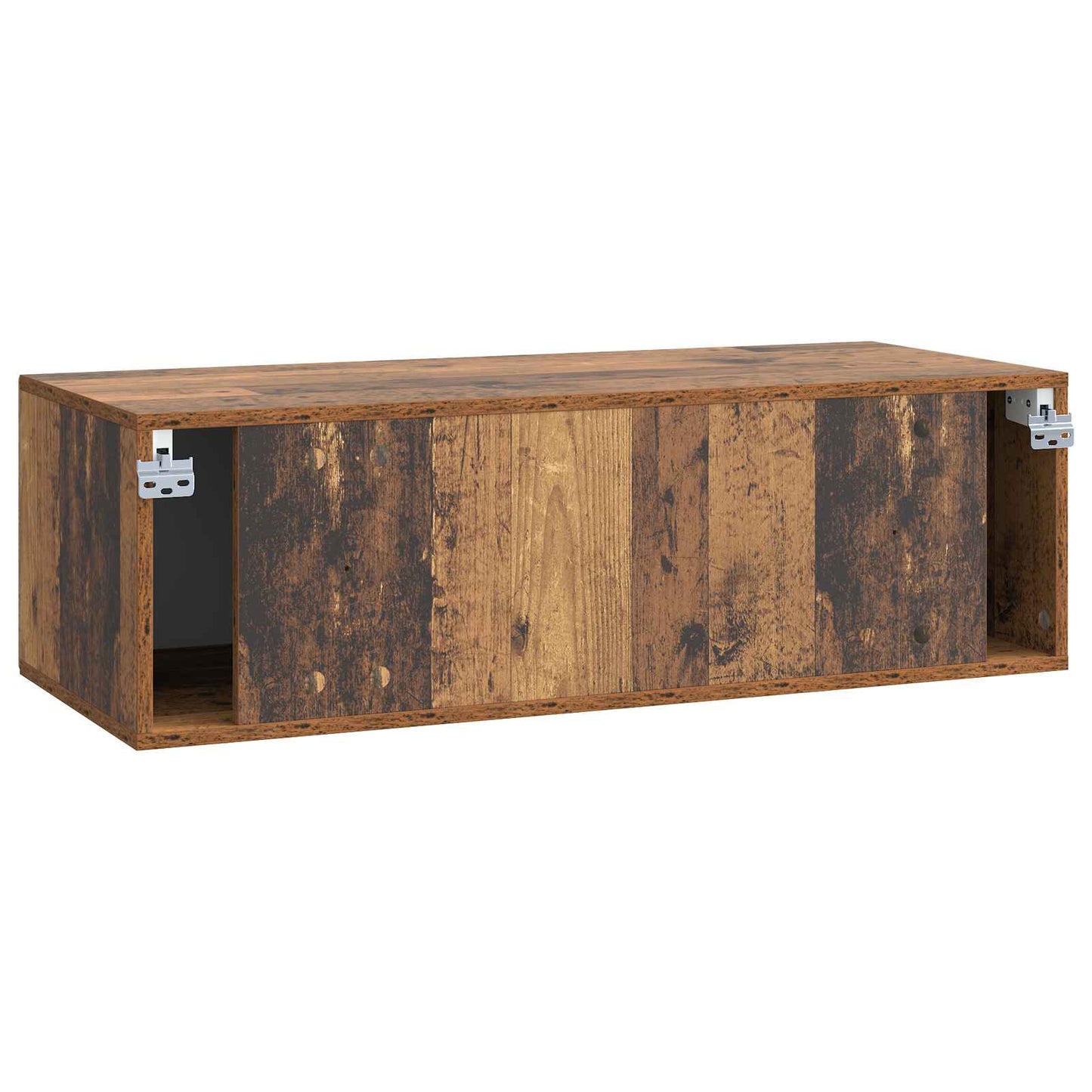 Vegghengt TV skap Gammelt tre 98 x 41 x 30 cm Konstruert tre