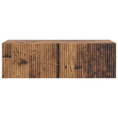 Vegghengt TV skap Gammelt tre 98 x 41 x 30 cm Konstruert tre