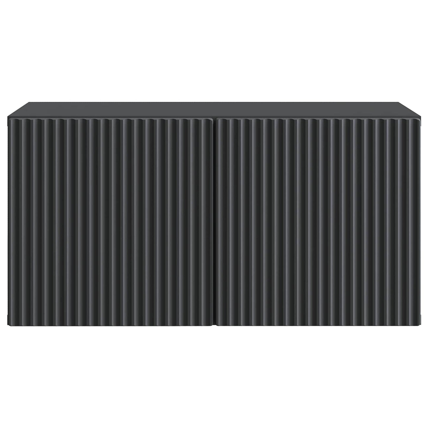 Vegghengt TV skap Svart 59,5 x 31 x 30 cm Konstruert tre