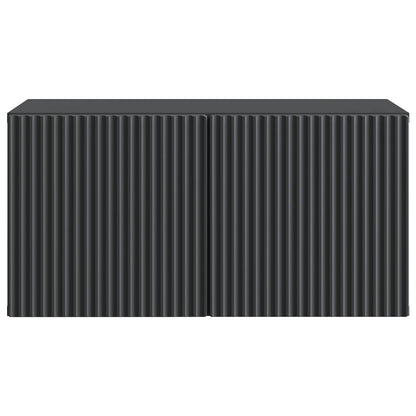 Vegghengt TV skap Svart 59,5 x 31 x 30 cm Konstruert tre