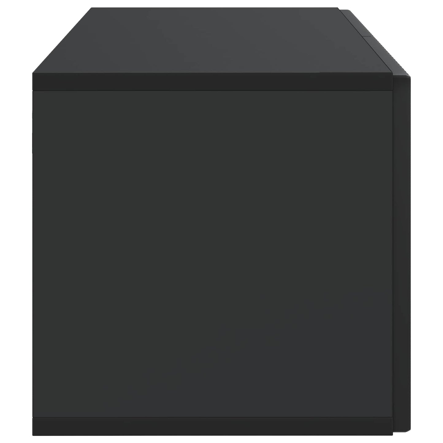 Vegghengt TV skap Svart 59,5 x 31 x 30 cm Konstruert tre