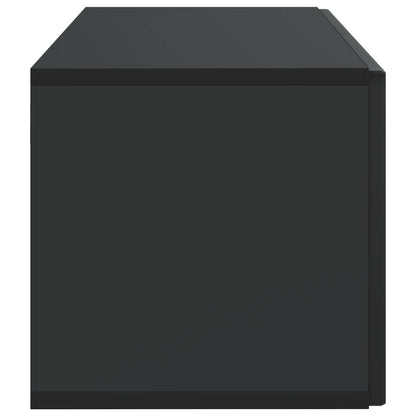 Vegghengt TV skap Svart 59,5 x 31 x 30 cm Konstruert tre