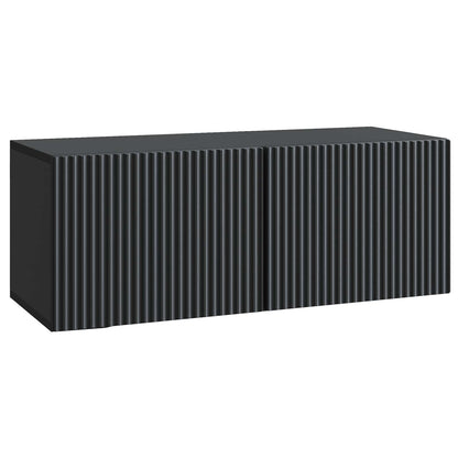 Vegghengt TV skap Svart 78,5 x 31 x 30 cm Konstruert tre